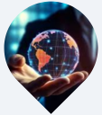 Graphic symbolising Voktis’s global reach in 2026.